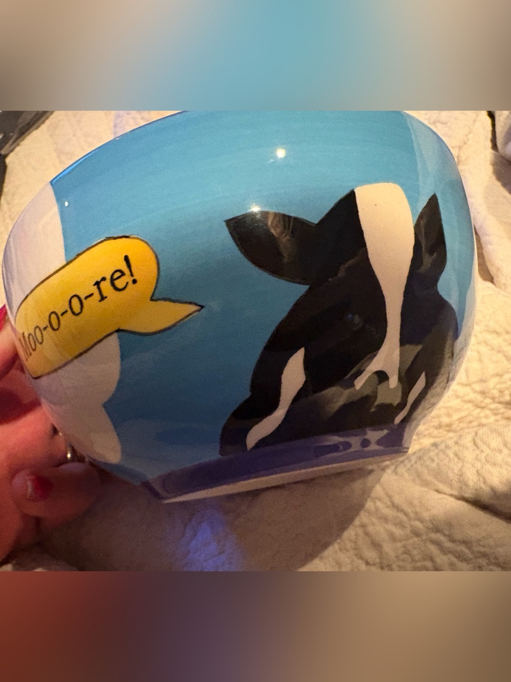 Ben & Jerry’s Cow Ice Cream Bowl 2008 EUC